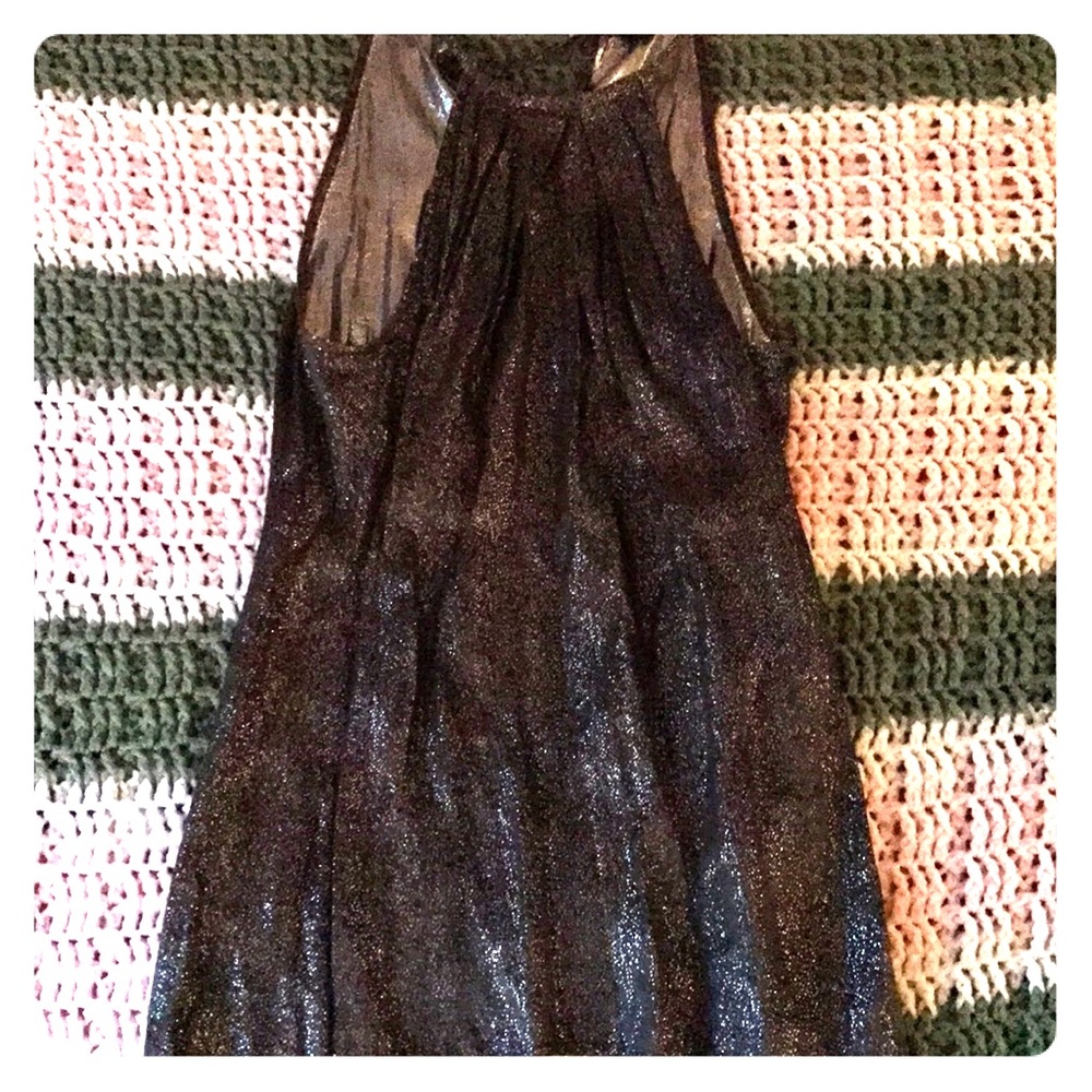Sleeveless shimmer Ann Taylor top
